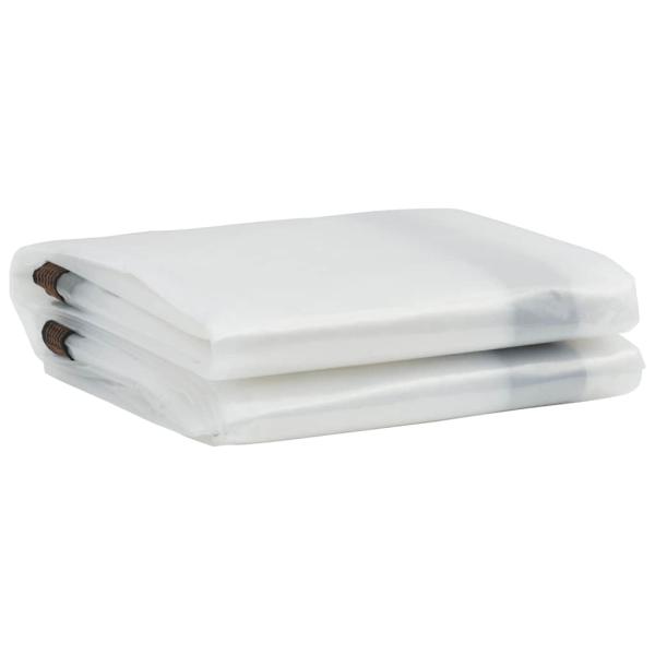Transparente Plane mit Ösen 5x6 m Polyethylen