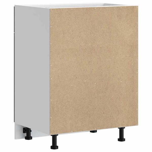 ARDEBO.de - Küchen-Unterschrank Lucca Schwarz Holzwerkstoff