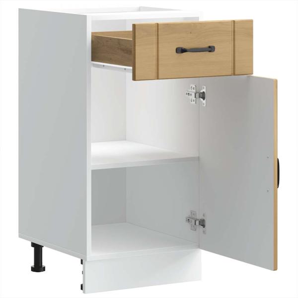Küchen-Unterschrank Lucca Artisan-Eiche Holzwerkstoff