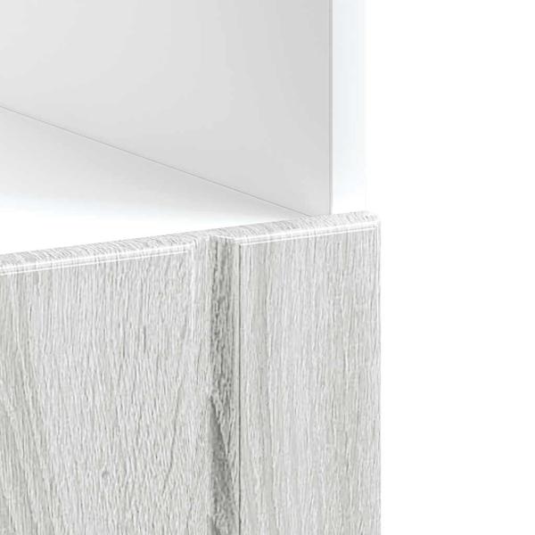 Herdumbauschrank Lucca Grau Sonoma Holzwerkstoff