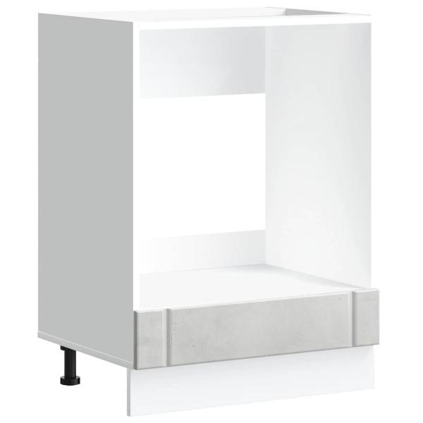 Herdumbauschrank Lucca Betongrau Holzwerkstoff