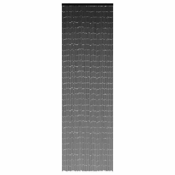Insekten-Türvorhang Dunkelgrau 56x185 cm Bambus