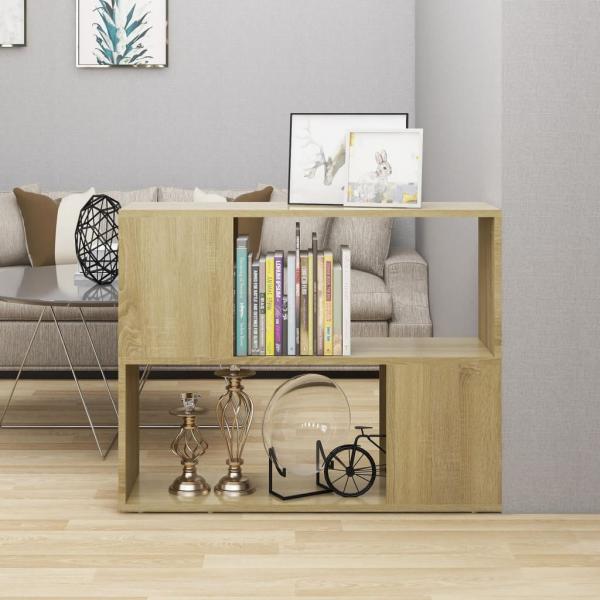 ARDEBO.de - TV-Schrank Sonoma-Eiche 80x24x63 cm Holzwerkstoff