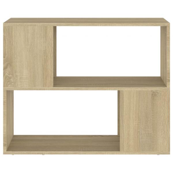 TV-Schrank Sonoma-Eiche 80x24x63 cm Holzwerkstoff