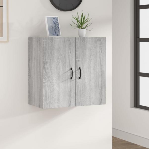 ARDEBO.de - Wandschrank Grau Sonoma 60x31x60 cm Holzwerkstoff