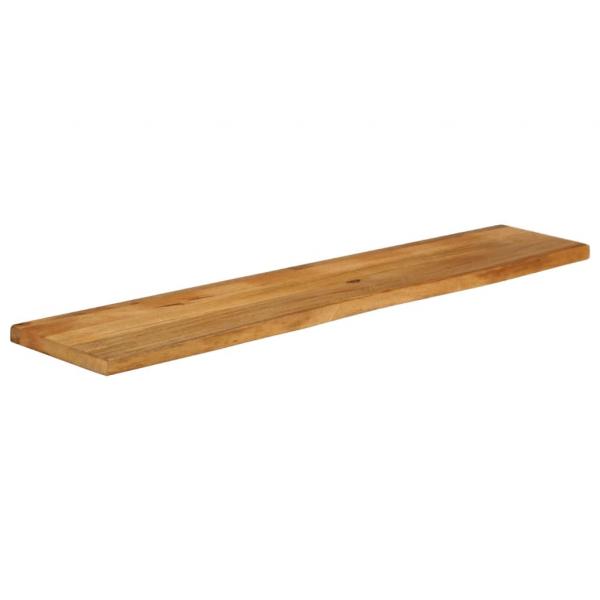 Tischplatte mit Baumkante 180x20x2,5 cm Massivholz Mango