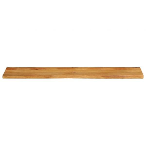 Tischplatte mit Baumkante 180x20x2,5 cm Massivholz Mango