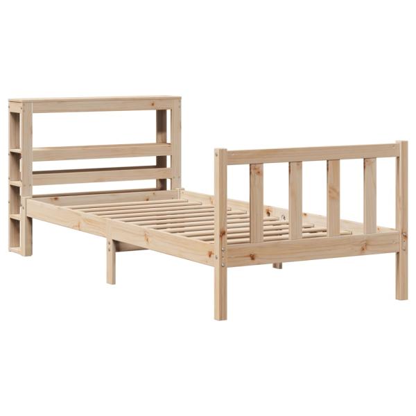 Massivholzbett ohne Matratze 100x200 cm Kiefernholz