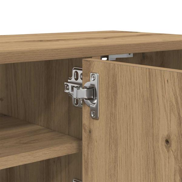 Wandschrank Artisan-Eiche 102x30x29 cm Holzwerkstoff