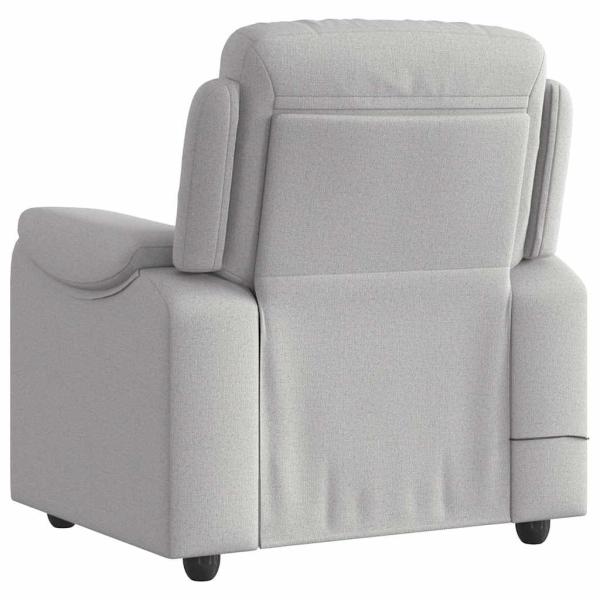 Massagesessel Wolkengrau Stoff
