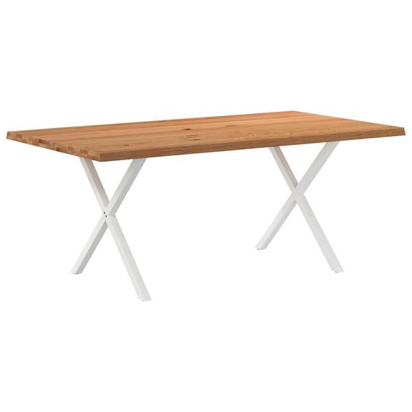 ARDEBO.de - Esstisch Hellbraun 180x100x74 cm Massivholz Eiche Rechteckig