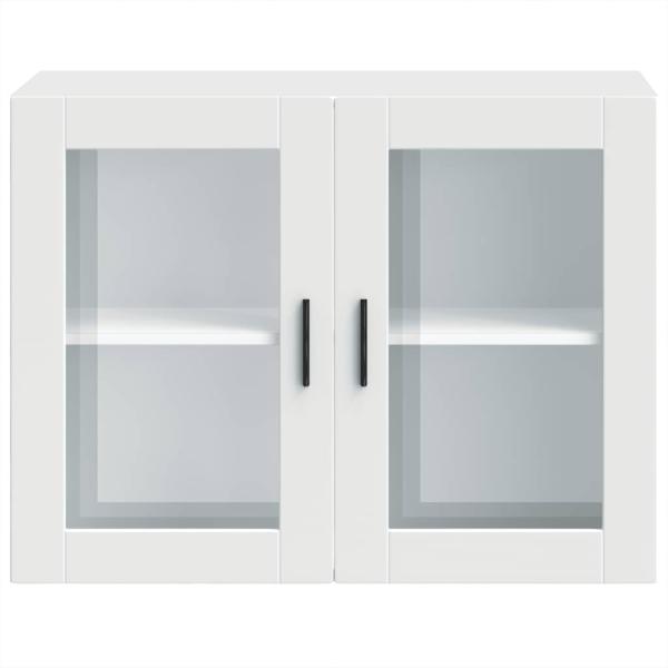 Küchen-Hängeschrank mit Glastür Porto Weiß