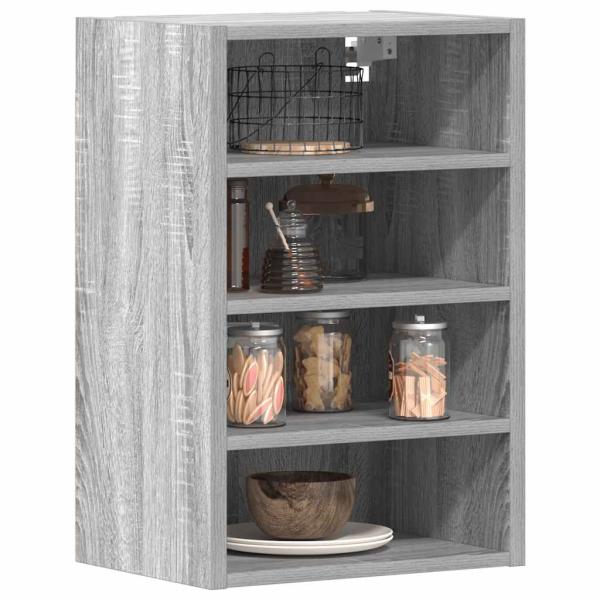 ARDEBO.de - Hängeschrank Grau Sonoma 40x29,5x60 cm Holzwerkstoff