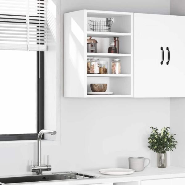 Hängeschrank Weiß 40x29,5x60 cm Holzwerkstoff