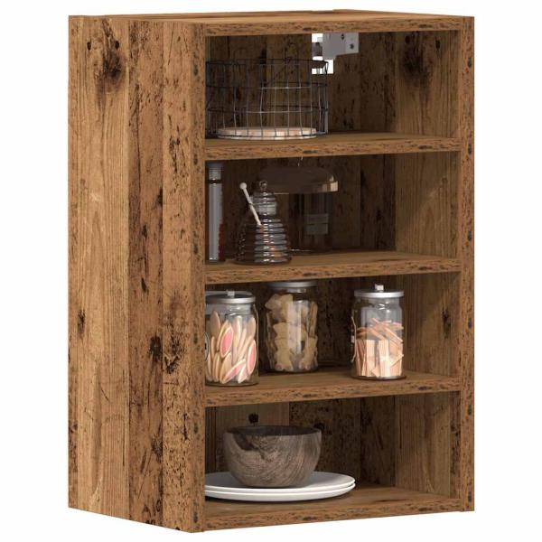 ARDEBO.de - Hängeschrank Altholz-Optik 40x29,5x60 cm Holzwerkstoff