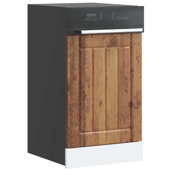 ARDEBO.de - Geschirrspülerblende Lucca Altholz-Optik Holzwerkstoff