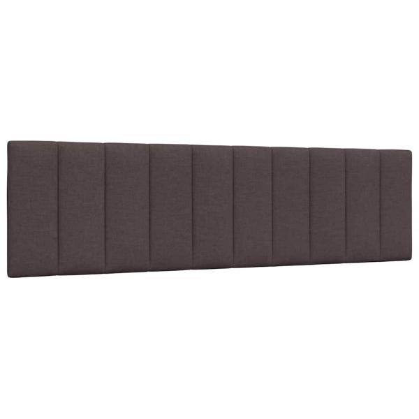 ARDEBO.de - Kopfteil-Kissen Dunkelbraun 180 cm Stoff