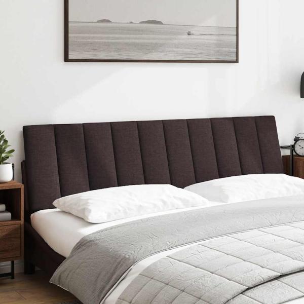 Kopfteil-Kissen Dunkelbraun 180 cm Stoff