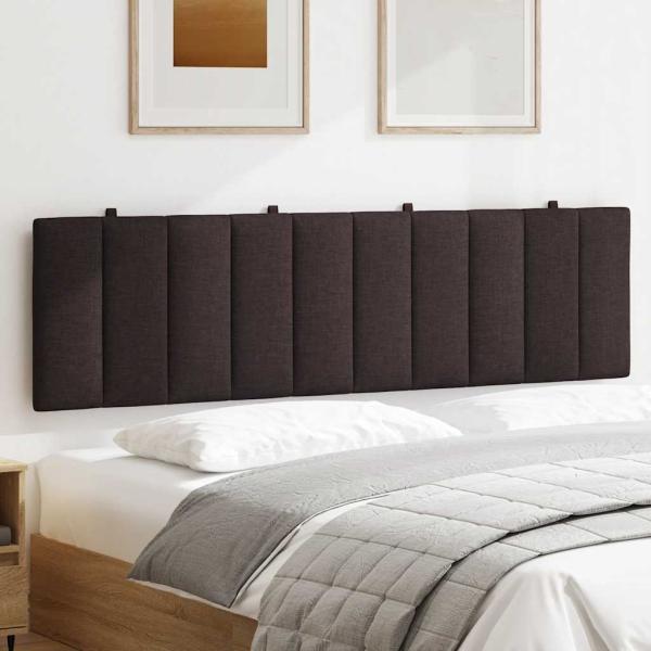 Kopfteil-Kissen Dunkelbraun 180 cm Stoff