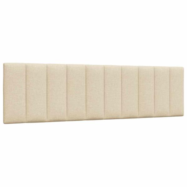 ARDEBO.de - Kopfteil-Kissen Creme 180 cm Stoff