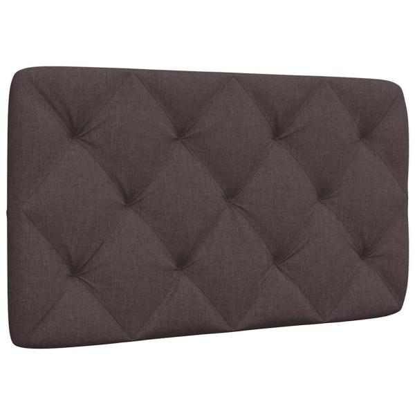 ARDEBO.de - Kopfteil-Kissen Dunkelbraun 80 cm Stoff