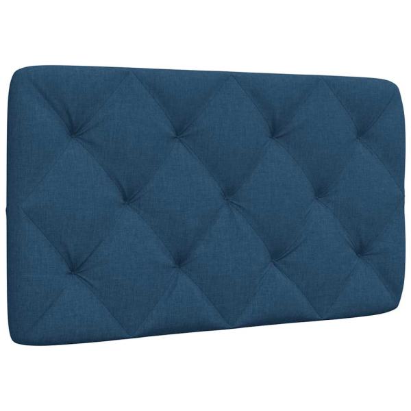 ARDEBO.de - Kopfteil-Kissen Blau 90 cm Stoff