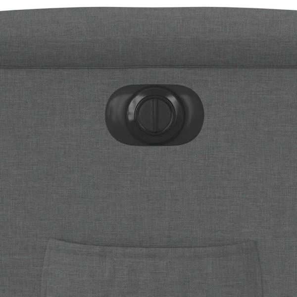 Relaxsessel Elektrisch Dunkelgrau Stoff