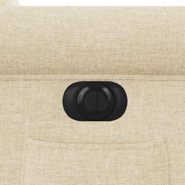 Relaxsessel Elektrisch Creme Stoff