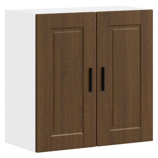 ARDEBO.de - Küchen-Hängeschrank Porto Braun Eichen-Optik Holzwerkstoff