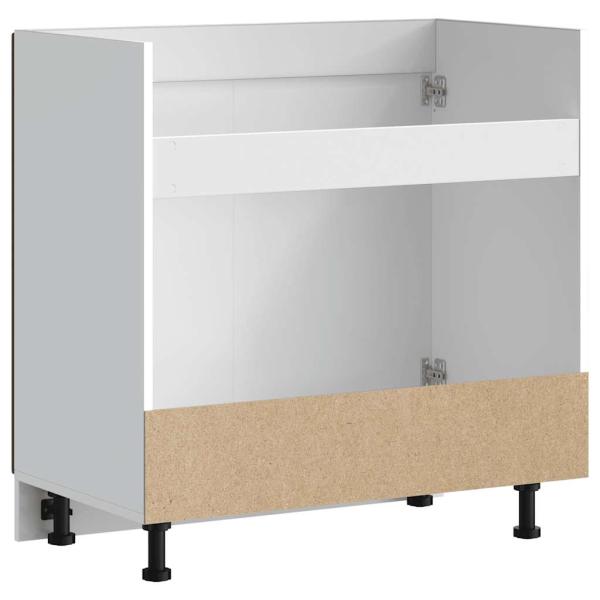 Spülenunterschrank Lucca Braun Eichen-Optik Holzwerkstoff