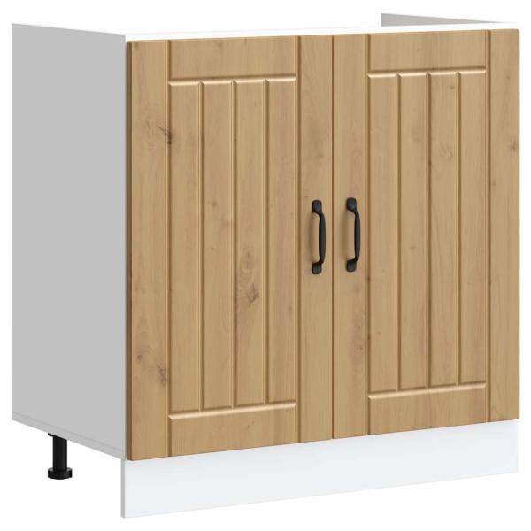 ARDEBO.de - Spülenunterschrank Lucca Artisan-Eiche Holzwerkstoff