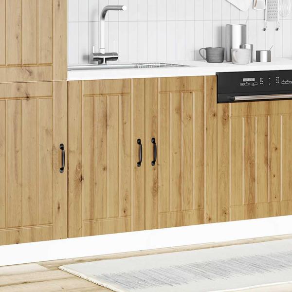 Spülenunterschrank Lucca Artisan-Eiche Holzwerkstoff