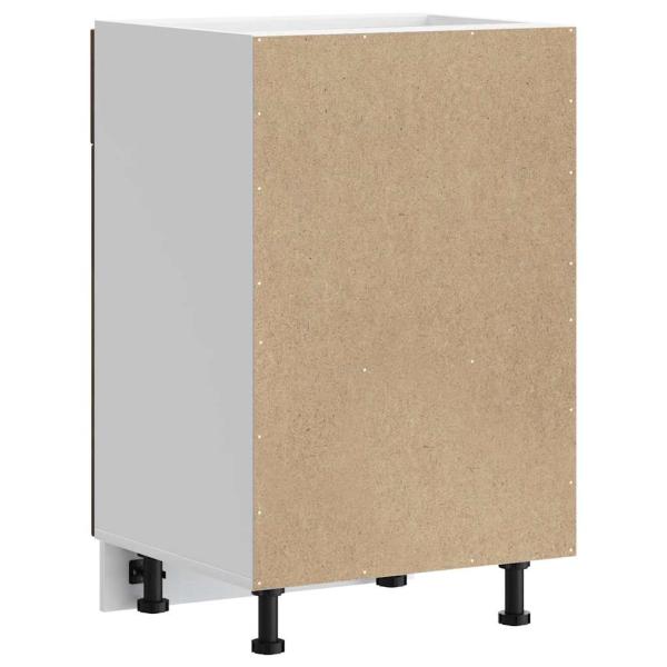 Küchen-Unterschrank Lucca Braun Eichen-Optik Holzwerkstoff