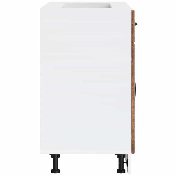 Küchen-Unterschrank Lucca Altholz-Optik Holzwerkstoff