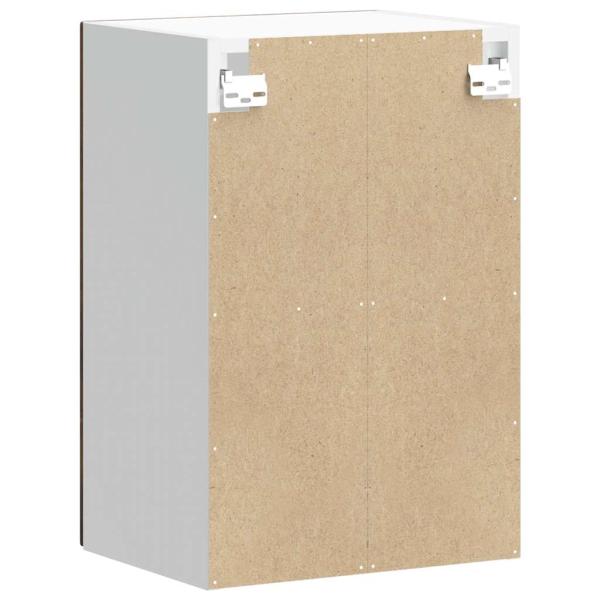 Küchen-Hängeschrank mit Glastür Lucca Räuchereiche