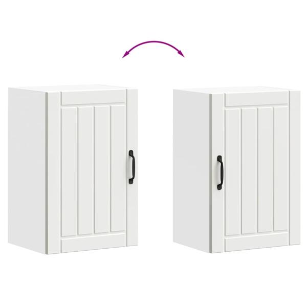 Küchen-Hängeschrank Lucca Weiß Holzwerkstoff