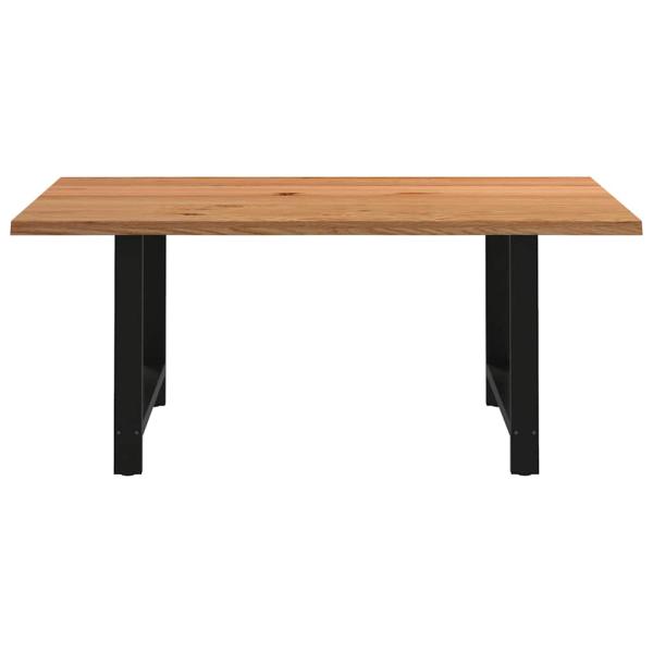 Esstisch Hellbraun 180x120x74 cm Massivholz Eiche Rechteckig