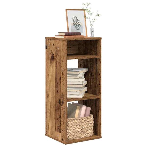 ARDEBO.de - Bücherregal Altholz-Optik 34x31x80 cm Holzwerkstoff