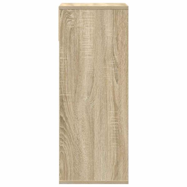 Bücherregal Sonoma-Eiche 34x31x80 cm Holzwerkstoff