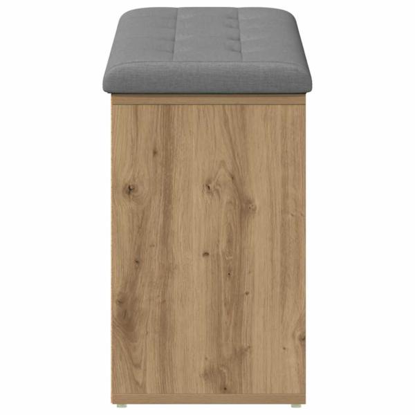 Schuhbank Artisan-Eiche 102x32x50 cm Holzwerkstoff
