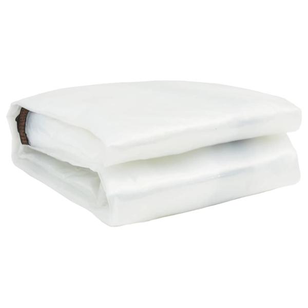 ARDEBO.de - Transparente Plane mit Ösen 6x6 m Polyethylen