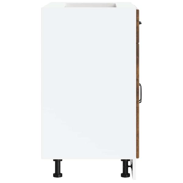 Küchen-Unterschrank Lucca Räuchereiche Holzwerkstoff