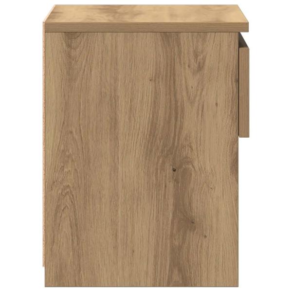 Nachttische 2 Stk. Artisan-Eiche 40x30x39 cm Holzwerkstoff