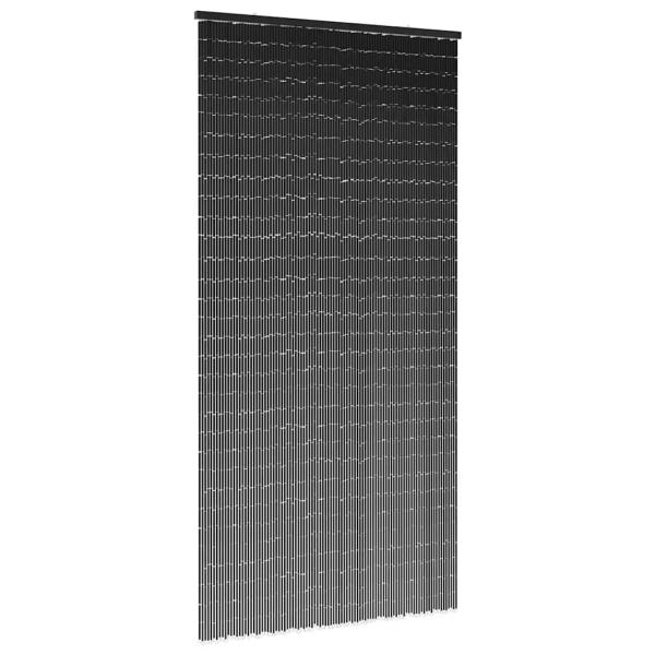 ARDEBO.de - Insekten-Türvorhang Dunkelgrau 100x200 cm Bambus
