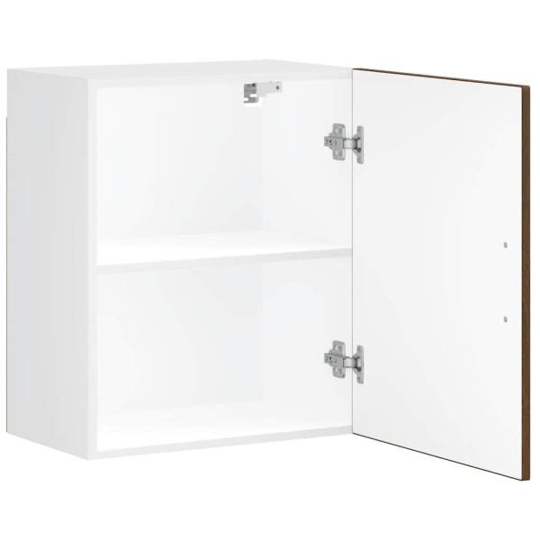 Küchen-Hängeschränke 2 Stk. Braun Eichen-Optik Holzwerkstoff