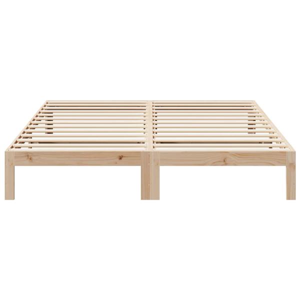 Massivholzbett ohne Matratze 160x200 cm Kiefernholz
