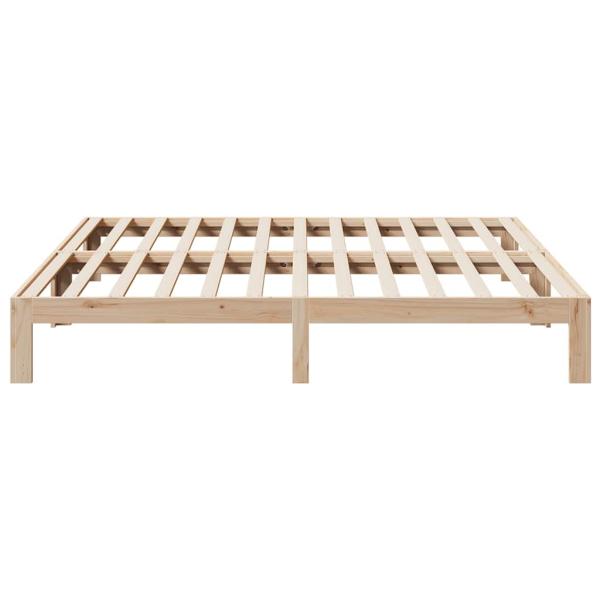 Massivholzbett ohne Matratze 160x200 cm Kiefernholz