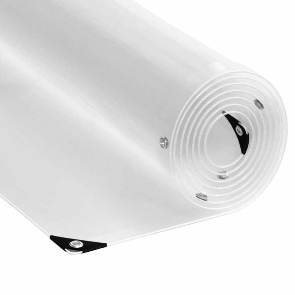 ARDEBO.de - Transparente Plane mit Ösen 2x12 m PVC