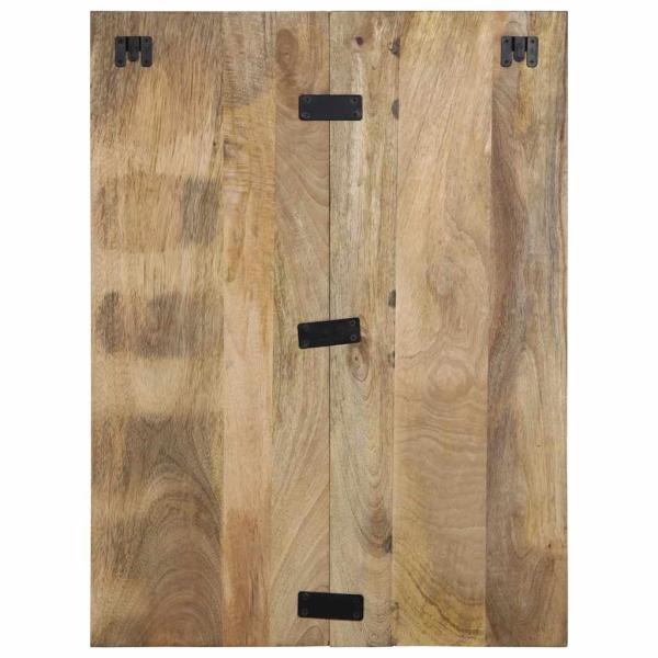 Nachttisch 60x32x80 cm Raues Mango-Massivholz