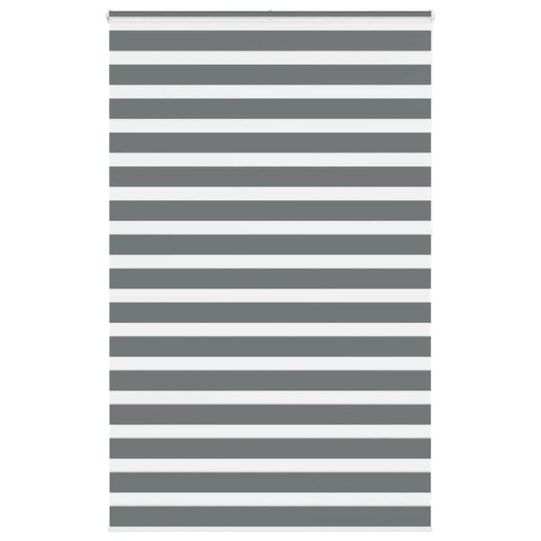 ARDEBO.de - Zebrarollo Dunkelgrau 140x230 cm Stoffbreite 135,9 cm Polyester